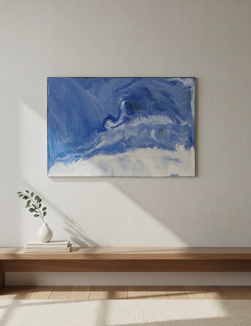Cuadros de resina epoxica Olas de Cristal
